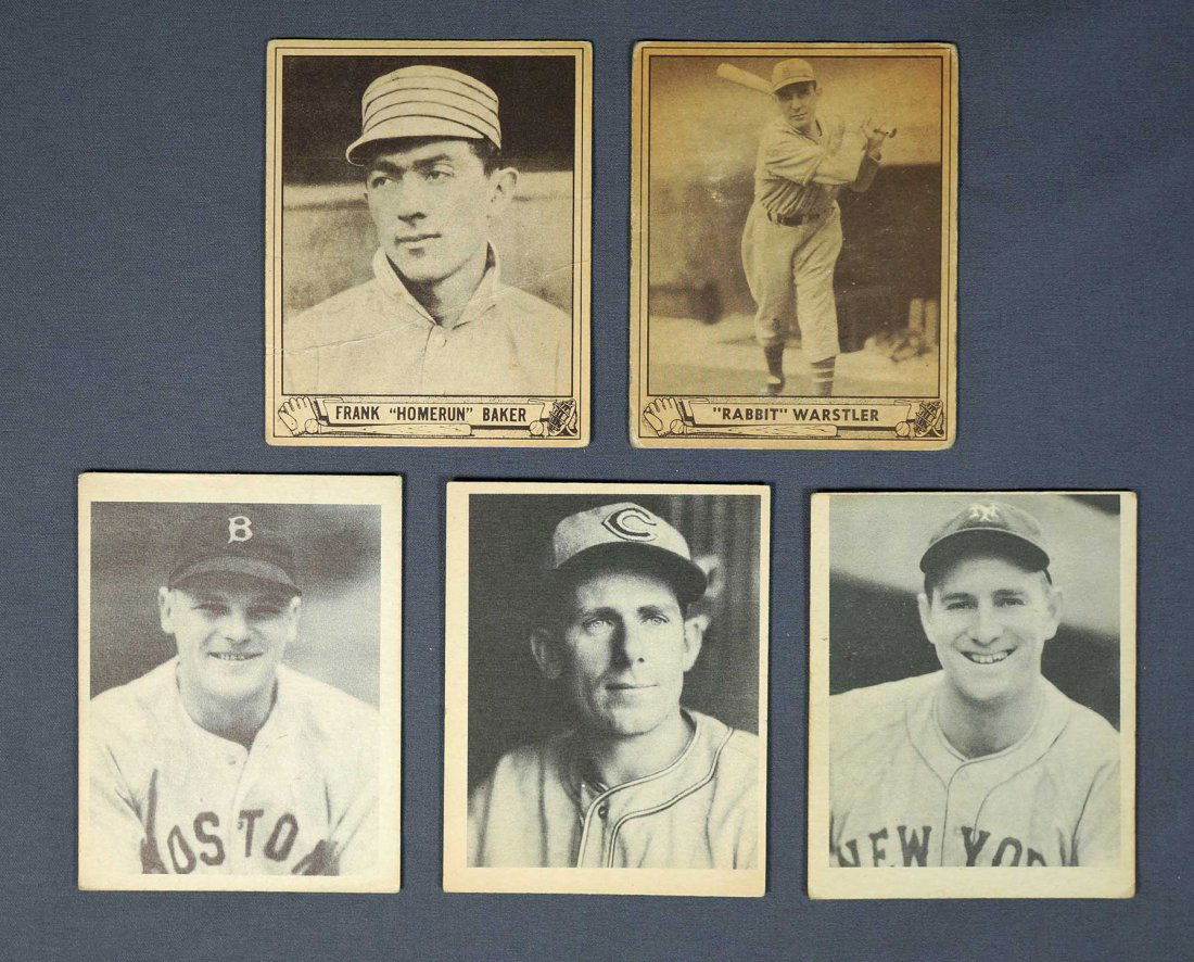 1939, 1940 Play Ball Baseball Cards (1 of 2)