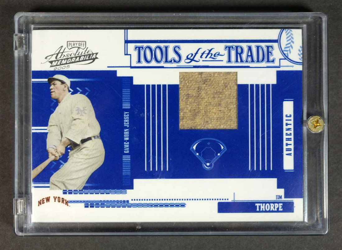Jim Thorpe 2005 Absolute Game-Used Jersey Card (1 of 2)