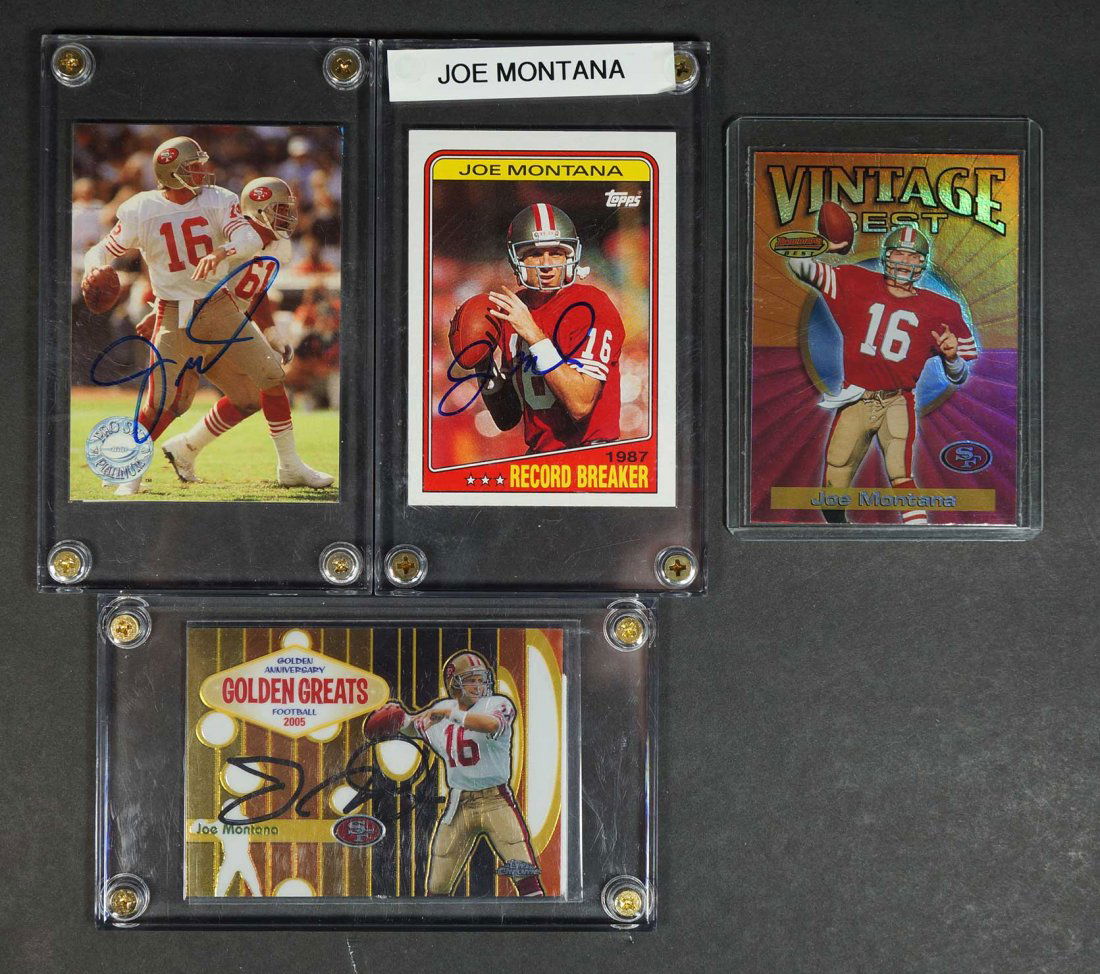 Joe Montana Autographed and Insert Cards (1 of 1)