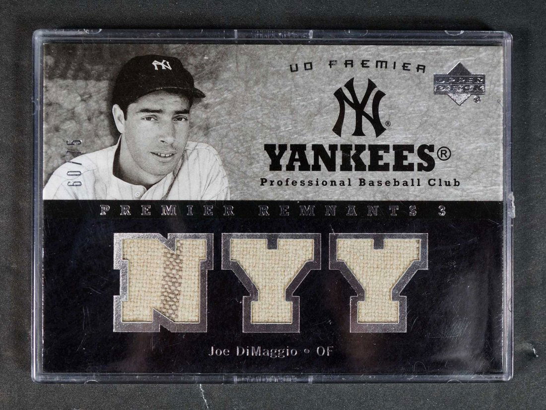 Joe DiMaggio UD Premier Remnants BB Bat Card (1 of 2)
