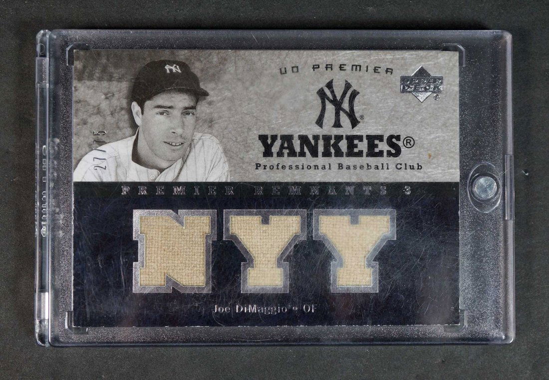 Joe DiMaggio UD Premier Remnants BB Bat Card (1 of 2)