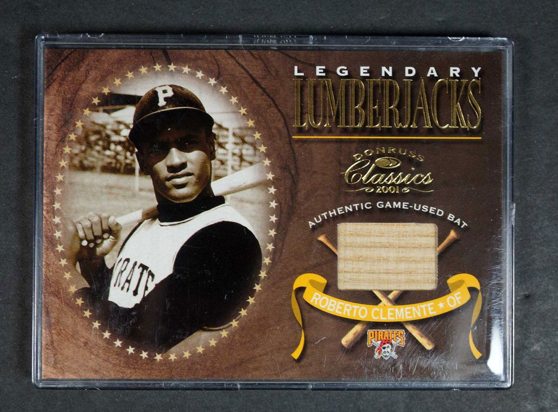 Roberto Clemente 2001 Donruss Game-Used BB Cad (1 of 2)