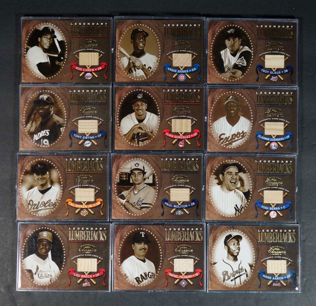 2001 Legendary Lumberjacks Game-Used Cards (45) (1 of 4)