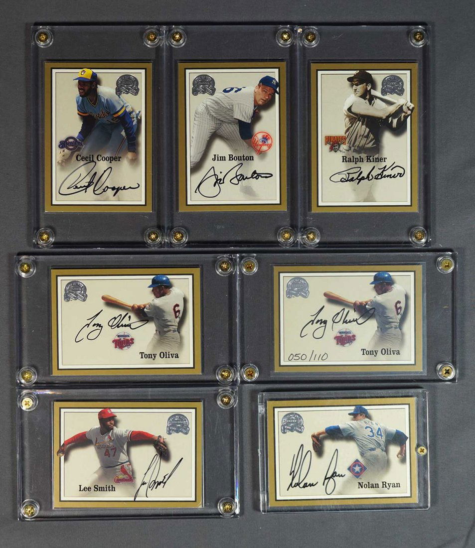 2000 Fleer Greats of the Game Signed Cards (38) (1 of 5)