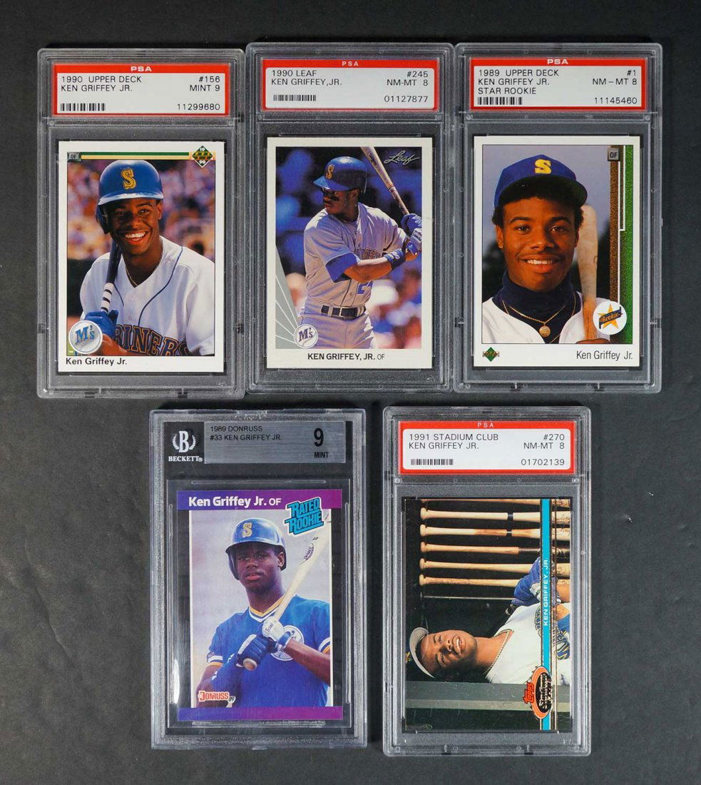 Ken Griffey, Jr.Graded Cards, etc. (5) (1 of 1)