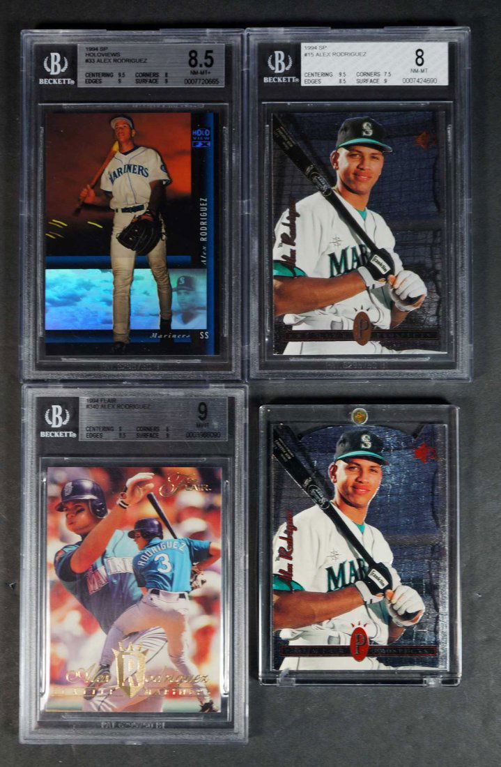Alex Rodriguez Rookie Cards (4) (1 of 1)