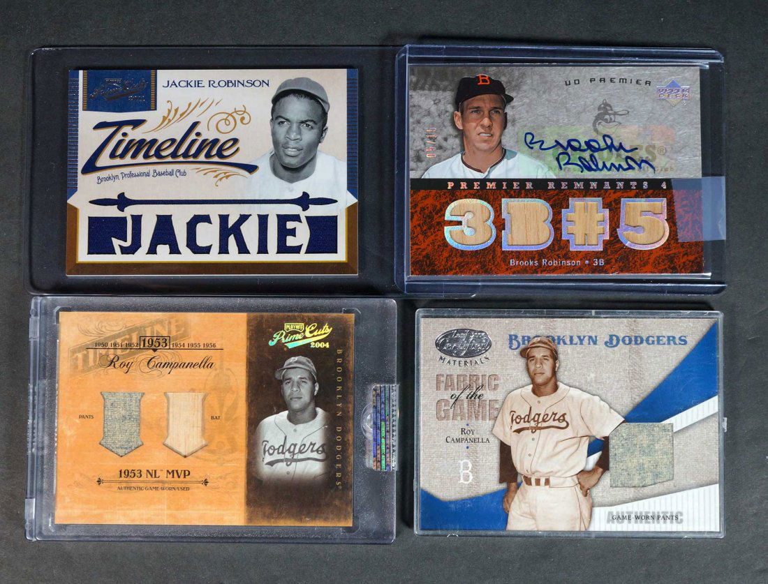 Roy Campanella, Brooks Robinson GU BB Cards (8) (1 of 4)