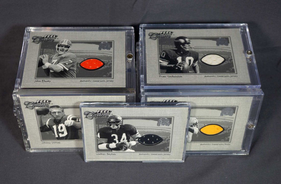 Fleer Feel the Game Game-Worn Football Cards (20) (1 of 3)