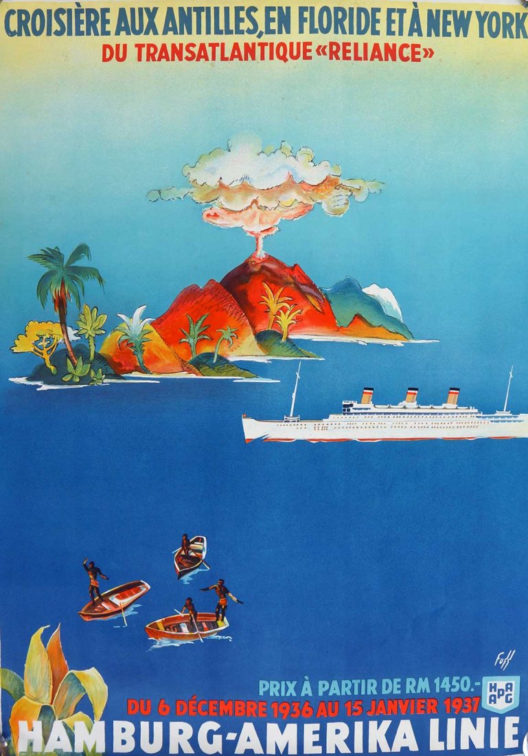 Albert Fuss (1889-1969) Hamburg-Amerika Line (1 of 2)