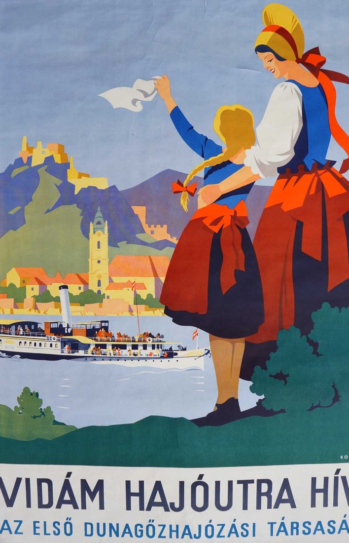 Hermann Kosel (1896-1983) ca.1930's Travel Poster (1 of 2)