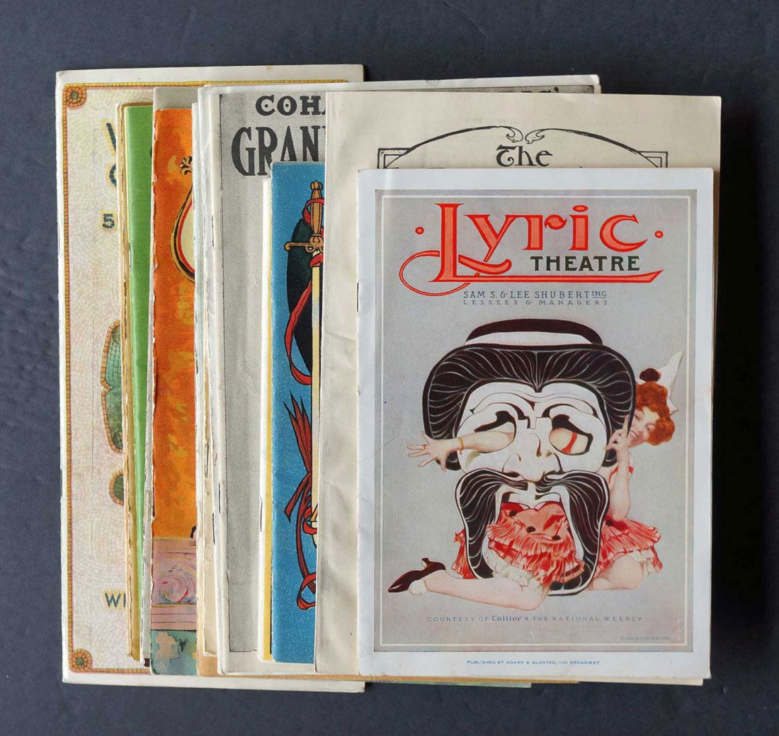 Collection (20) Early 1900's NYC Theater Programs (1 of 6)