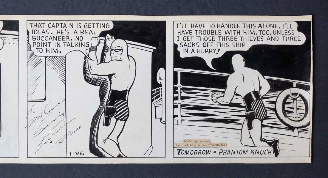 Lee Falk & Ray Moore The Phantom Orig Daily Strip (1 of 6)
