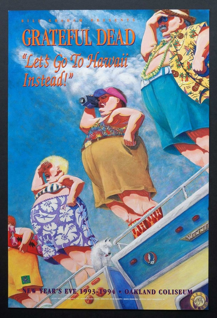 Grateful Dead New Years Eve 1993 Concert Poster (1 of 1)
