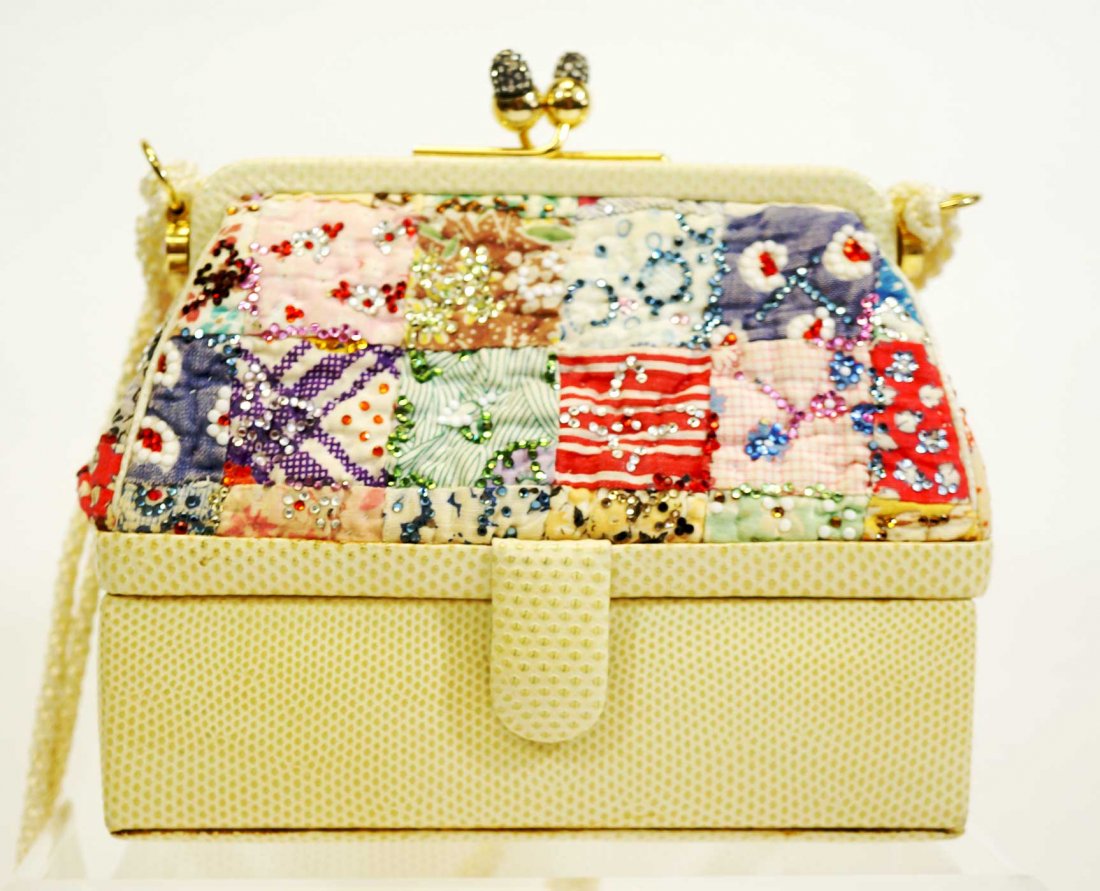 Judith Leiber Crazy Quilt Minaudiere (1 of 2)