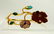 Gucci Italy 18K Gold Multi-Stone Bracelet