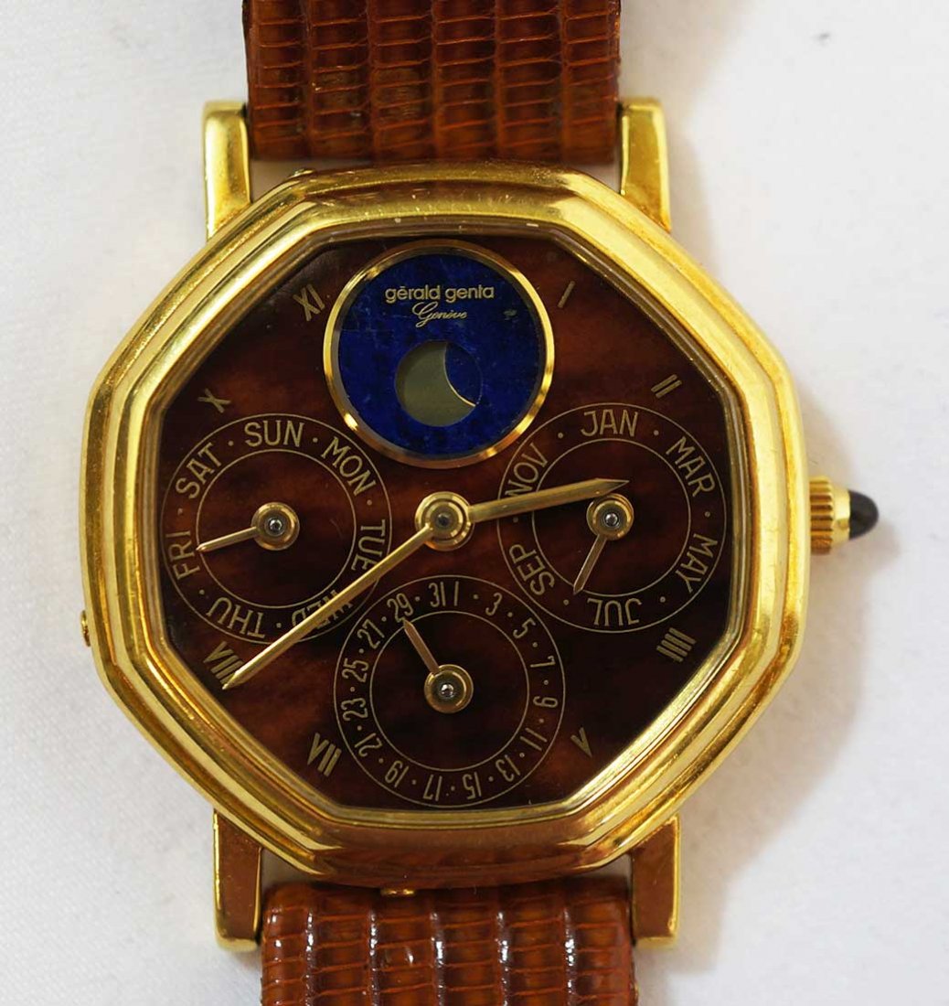 Gerald Genta 18k Automatic Gold Watch (1 of 4)