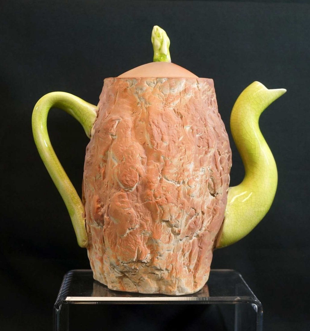 Signed Studio Pottery Teapot (1 of 2)