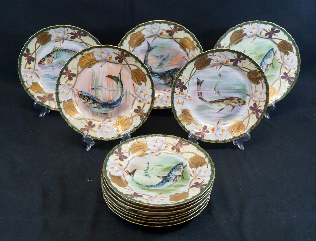 MZ Austria Set (12) Fish Plates (1 of 4)