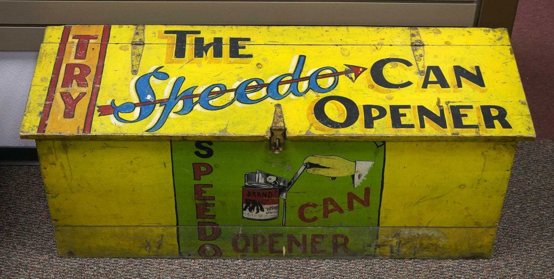 Speedo Can Opener Country Store Chest or Trunk (1 of 2)