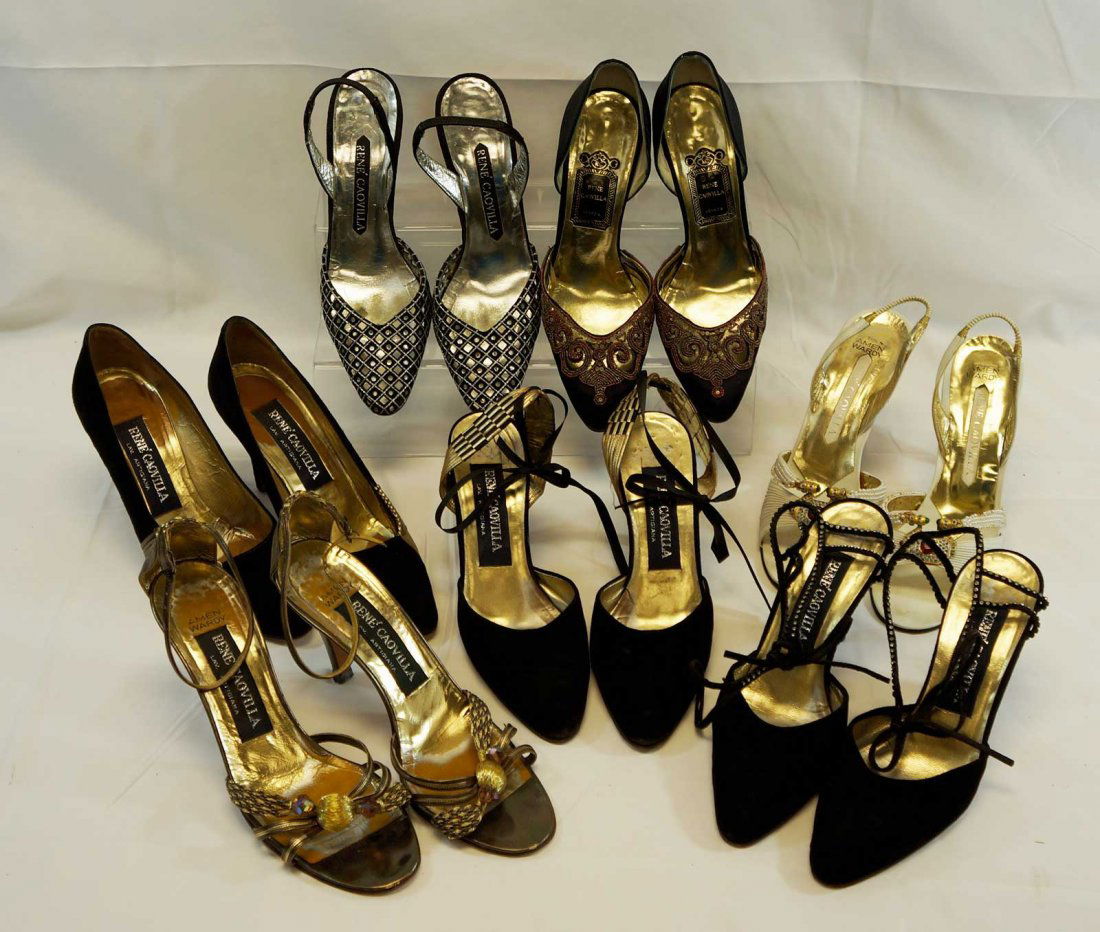Rene Caovilla, Seven Pairs Lady's Shoes (1 of 2)