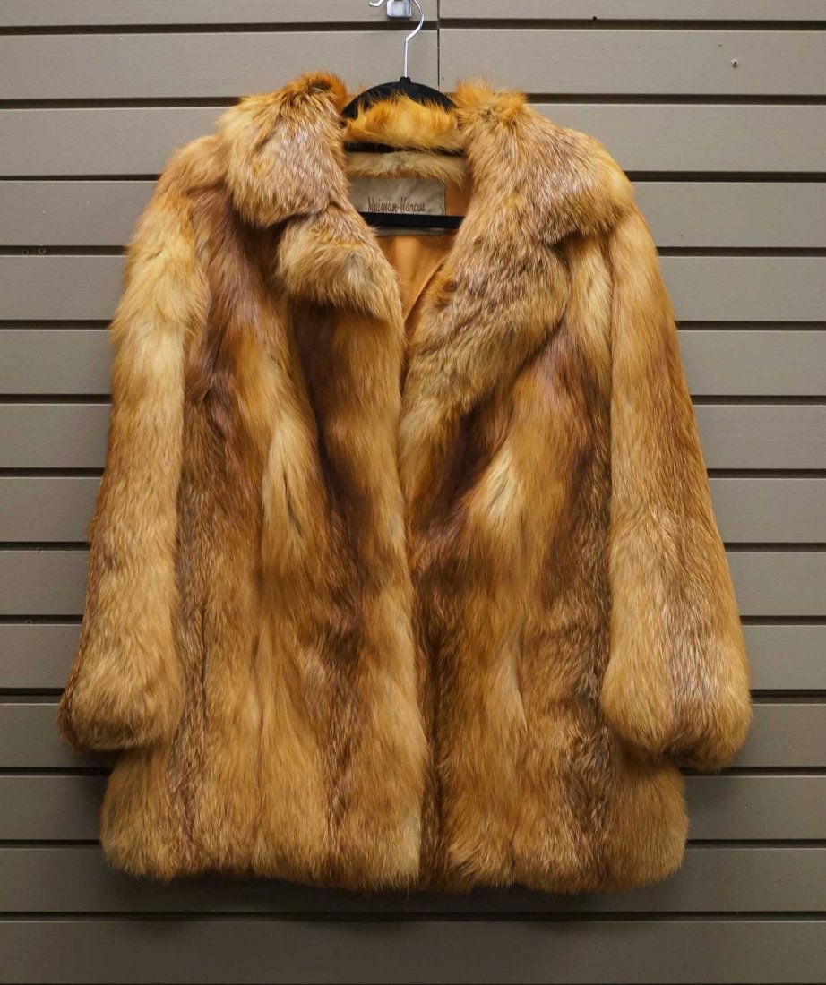 Neiman Marcus Red Fox Fur Coat (1 of 3)