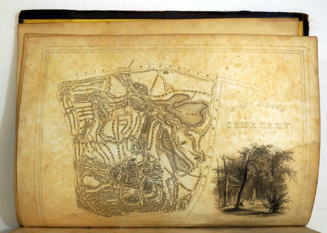 Smillie, James The Rural Cemeteries of America: Smillie, James, The Rural Cemeteries of America , Mount Auburn. 10-7/8" x 8-3/8", 94 pages, 19 engravings. New York, 1851, R. Martin. Pages and covers range from fair to very good. Scarce book. Auctio