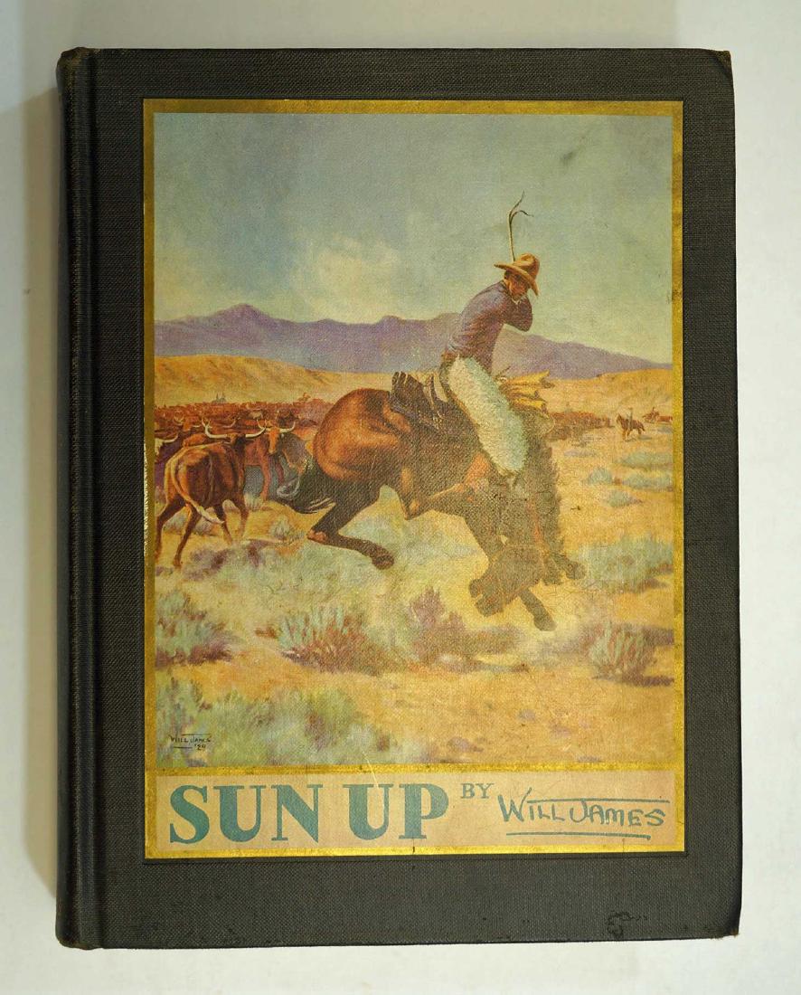 Will James Sun Up, 1931: Dated 1931, very good condition. Auction Gallery Notes: Condition: If the auctioneer does not provide a statement of condition in the items description it does not imply that the lot is in perfect con