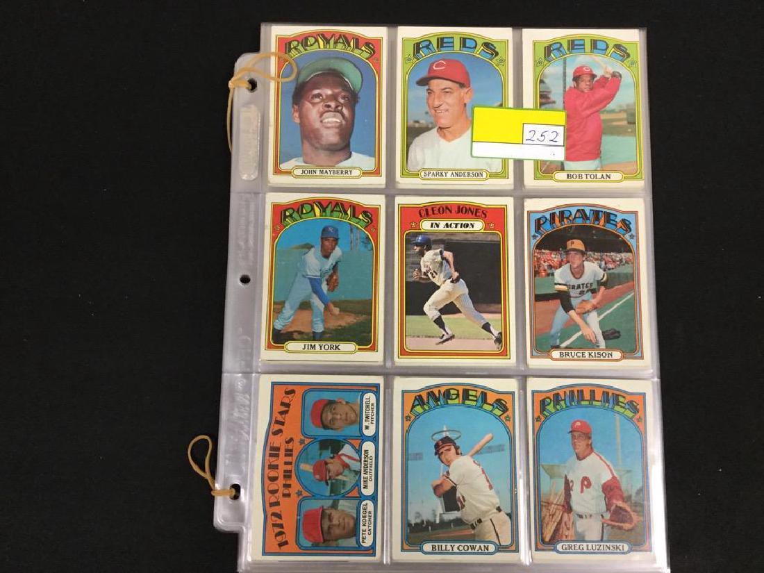 VINTAGE MIXED LOT, TOPPS BASEBALL CARDS. 1972. GREAT (1 of 20)