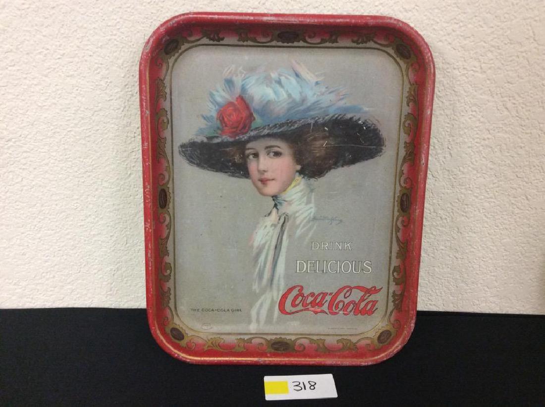 Original Vintage The Coca Cola Girl Gibson Girl Coca (1 of 4)