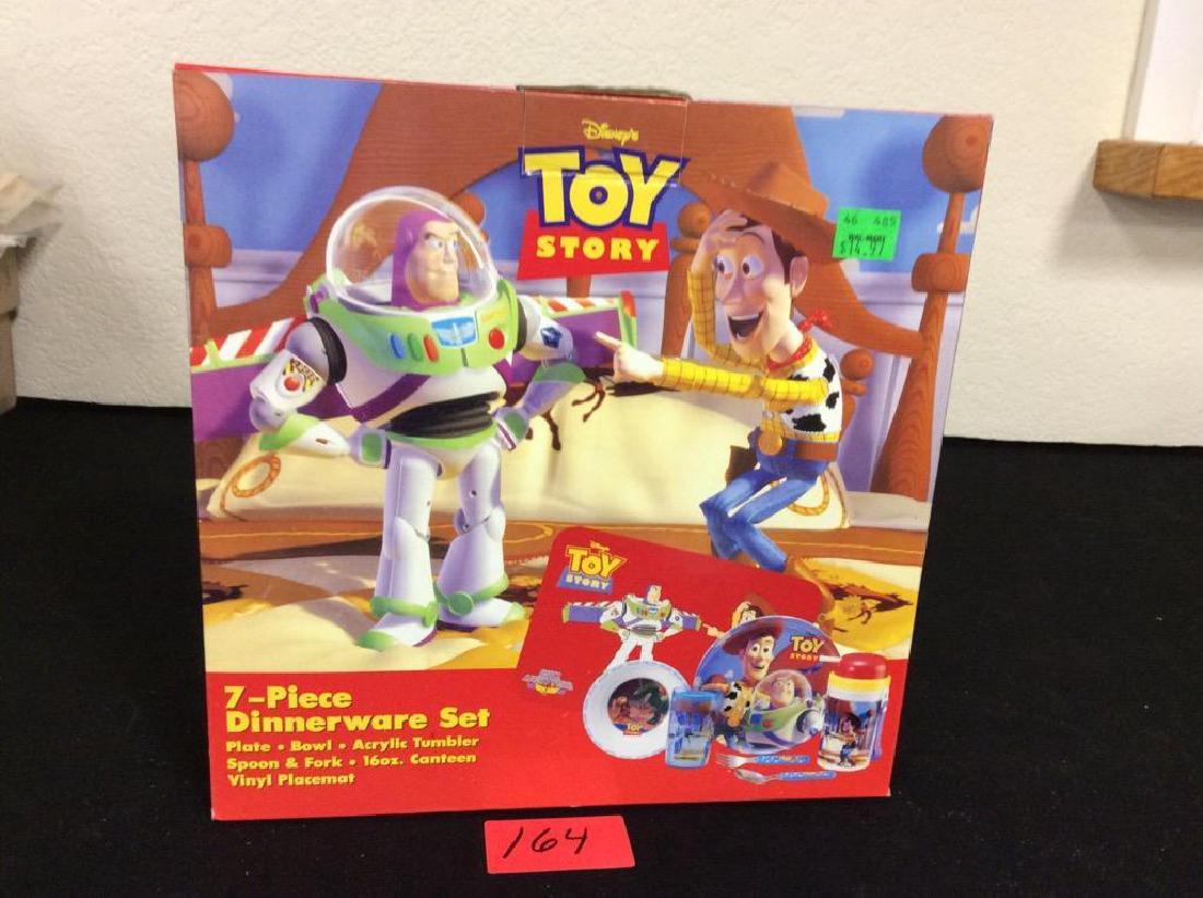 VINTAGE ORIGINAL 1995 TOY STORY 7-PIECE DINNERWARE SET. (1 of 4)