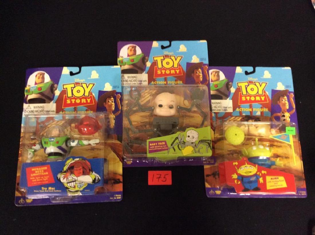 VINTAGE ORIGINAL TOY STORY ACTION FIGURES. THREE, ONE (1 of 3)
