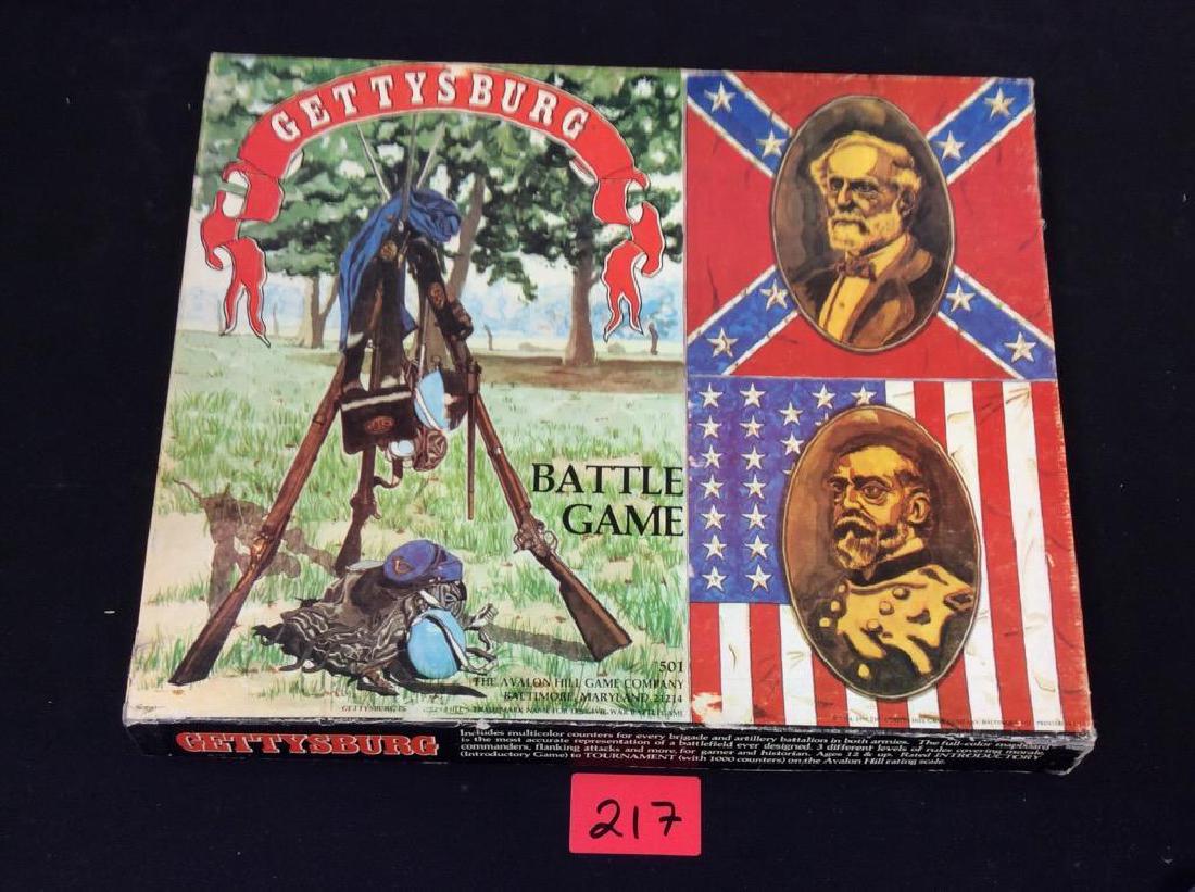 AVALON HILLS GETTYSBURG BATTLE GAME PARTIALLY PUNCHED, (1 of 5)