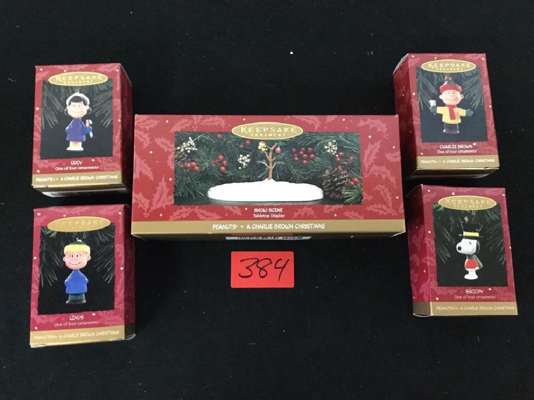 VINTAGE SET OF FOUR. HALLMARK KEEPSAKE ORNAMENTS. A (1 of 2)