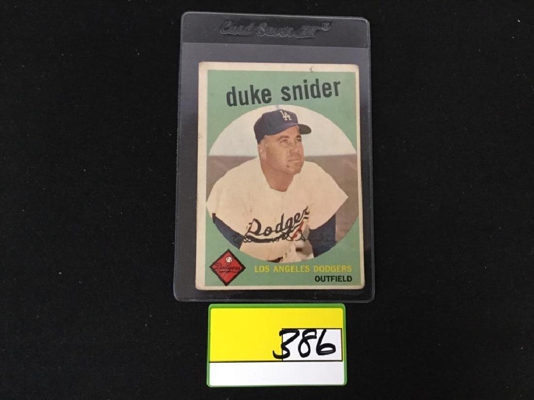 1959 Topps Duke Snider #20 (1 of 2)