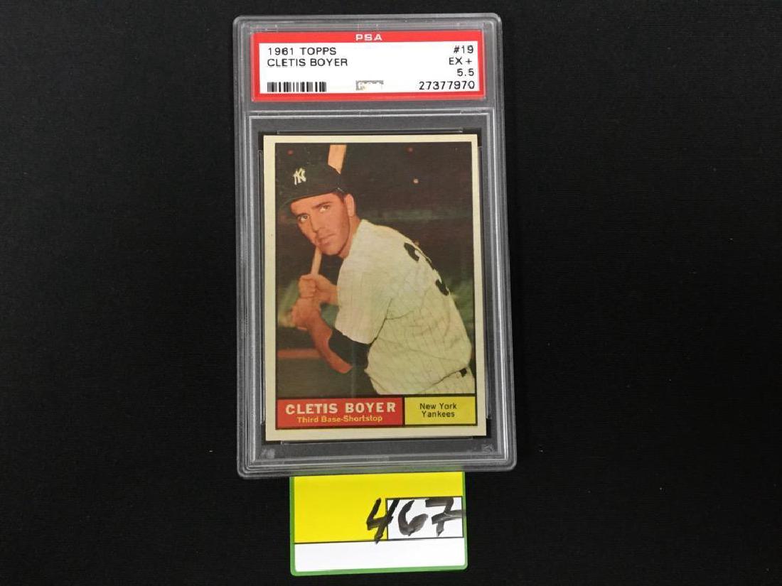 1961 Topps Cletis Boyer PSA 5.5 (1 of 2)