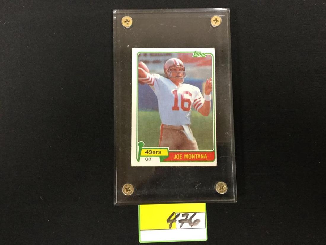 1981 Topps Joe Montana Rc Rookie (1 of 1)