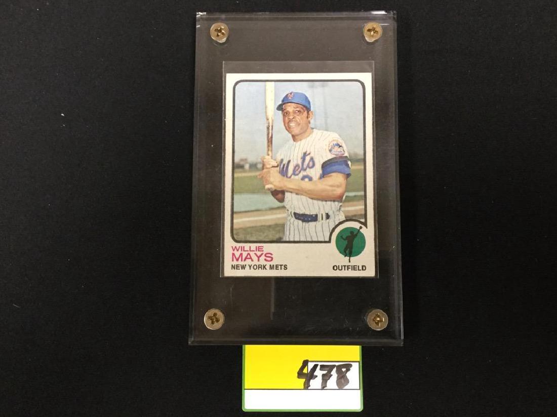 1973 Topps Willie Mays (1 of 4)