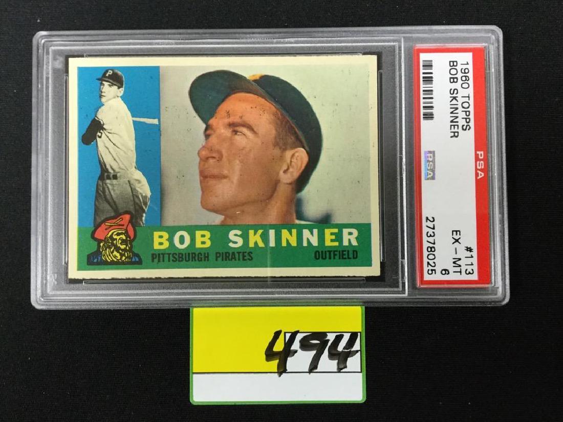 1960 topps Bob Skinner PSA 6 (1 of 2)