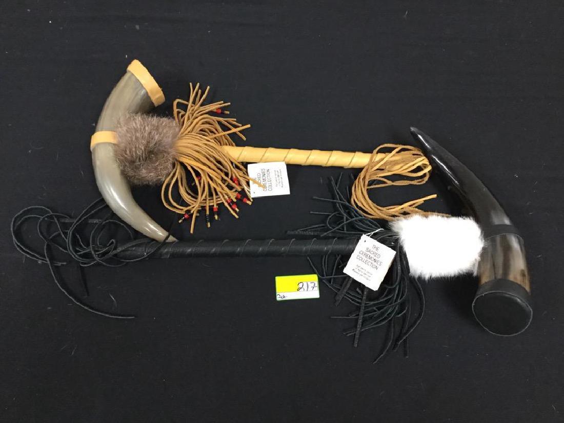 2 COUNT HANDCRAFTED NATIVE AMERICAN "THE SACRED (1 of 4)