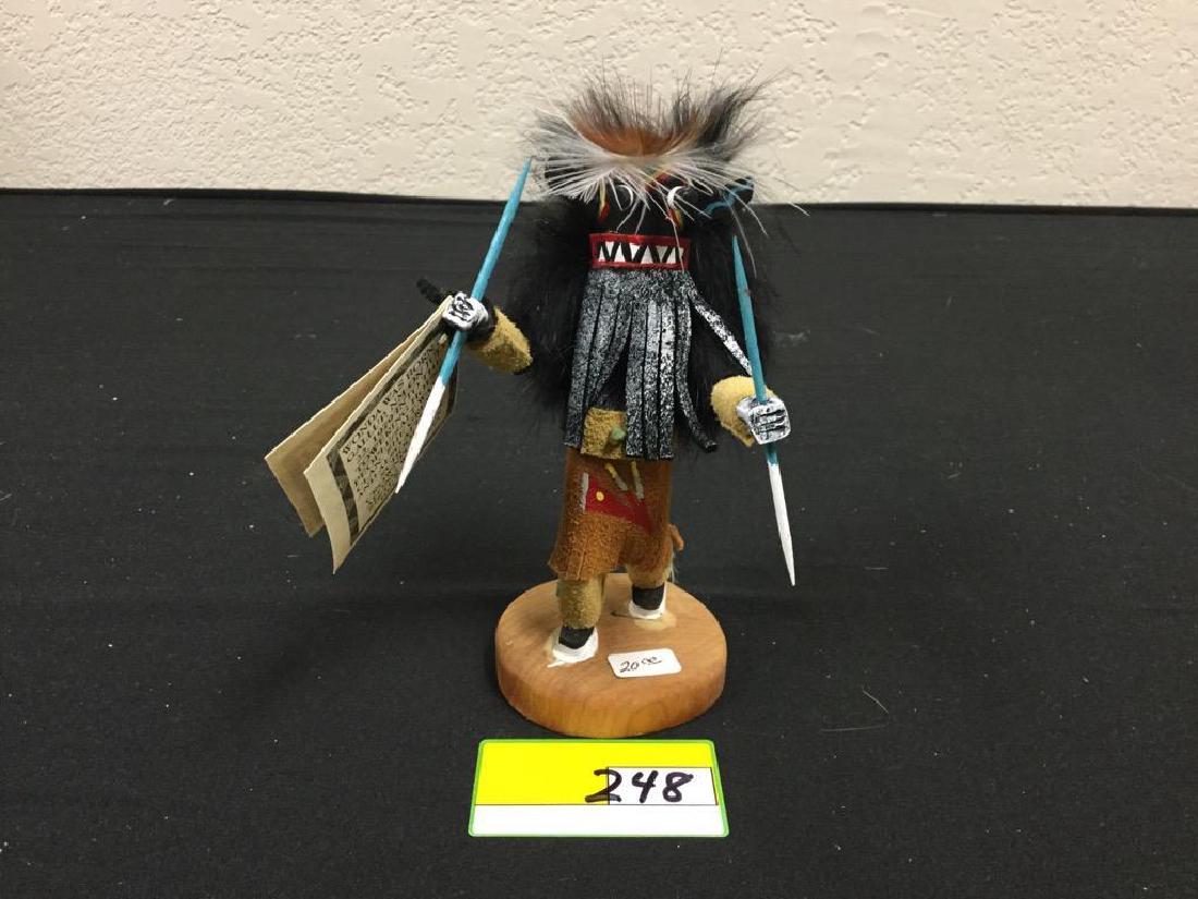 NATIVE AMERICAN HANDCRAFTED "BROADFACE" KACHINA DOLL. (1 of 5)