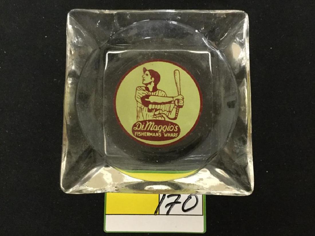 VINTAGE "DIMAGGIO'S FISHERMANS WHARF" ASHTRAY: VINTAGE "DIMAGGIO'S FISHERMANS WHARF" ASHTRAY