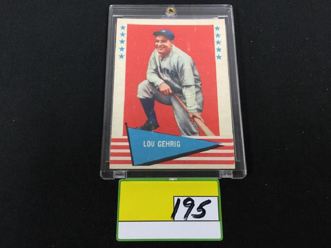 VINTAGE 1961 FLEER BASEBALL GREATS NO. 31 LOU GEHRIG. A (1 of 2)