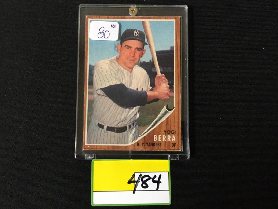 1962 Topps Yogi Berra: 1962 Topps Yogi Berra