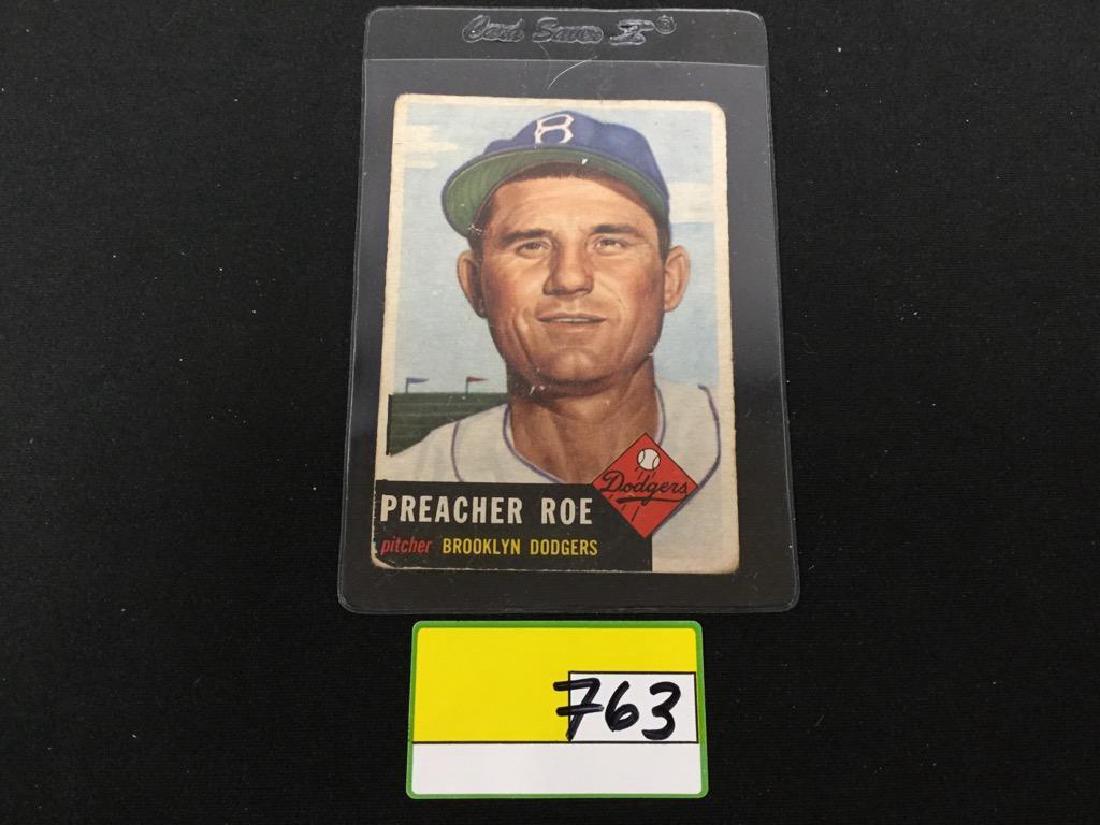VINTAGE 1953 TOPPS #254 PREACHER ROE ONE OF THE (1 of 2)