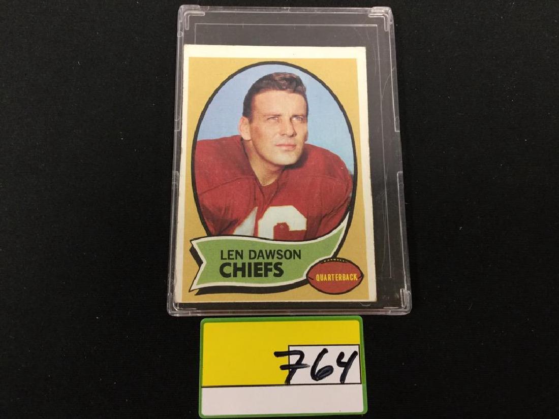 VINTAGE 1970 TOPPS #1 KANSAS CITY CHIEFS GREAT "LEN (1 of 2)