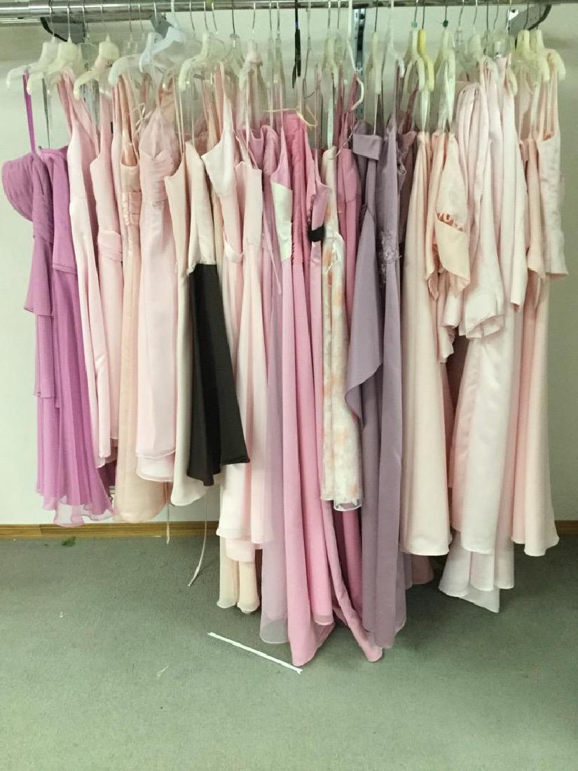 Lot of 30 Pink Bridesmaid/Formal Dresses - Assorted (1 of 1)
