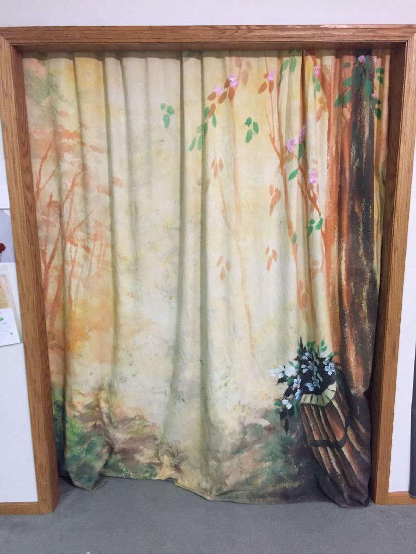 Lot of 2 Beautiful Vinegar Treated Photography: YES, WE SHIP! - Lot of 2 Beautiful Vinegar Treated Photography Backdrops/Curtains -Approximately 8'x8' +/- 6"