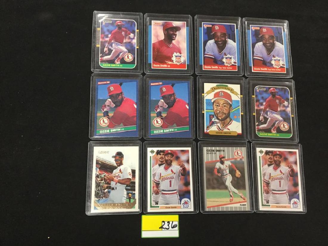 46 COUNT. ASSORTED MIXED LOT "OZZIE SMITH" TOPPS, (1 of 8)