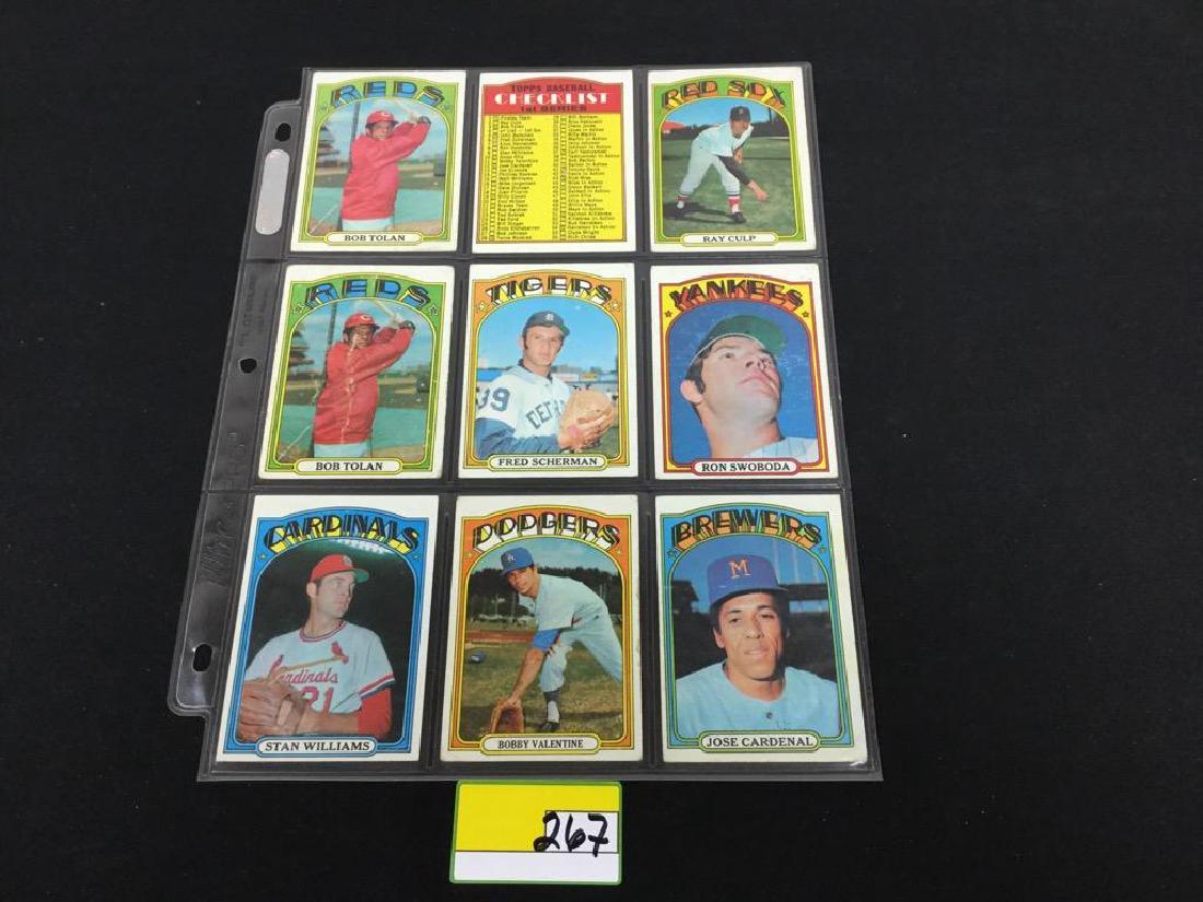 76 COUNT VINTAGE MIXED LOT 1972 TOPPS BASEBALL CARDS. (1 of 19)