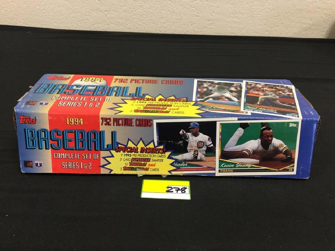 TOPPS 1994 792 COUNT BASEBALL CARDS. COMPLETE SET OF (1 of 3)